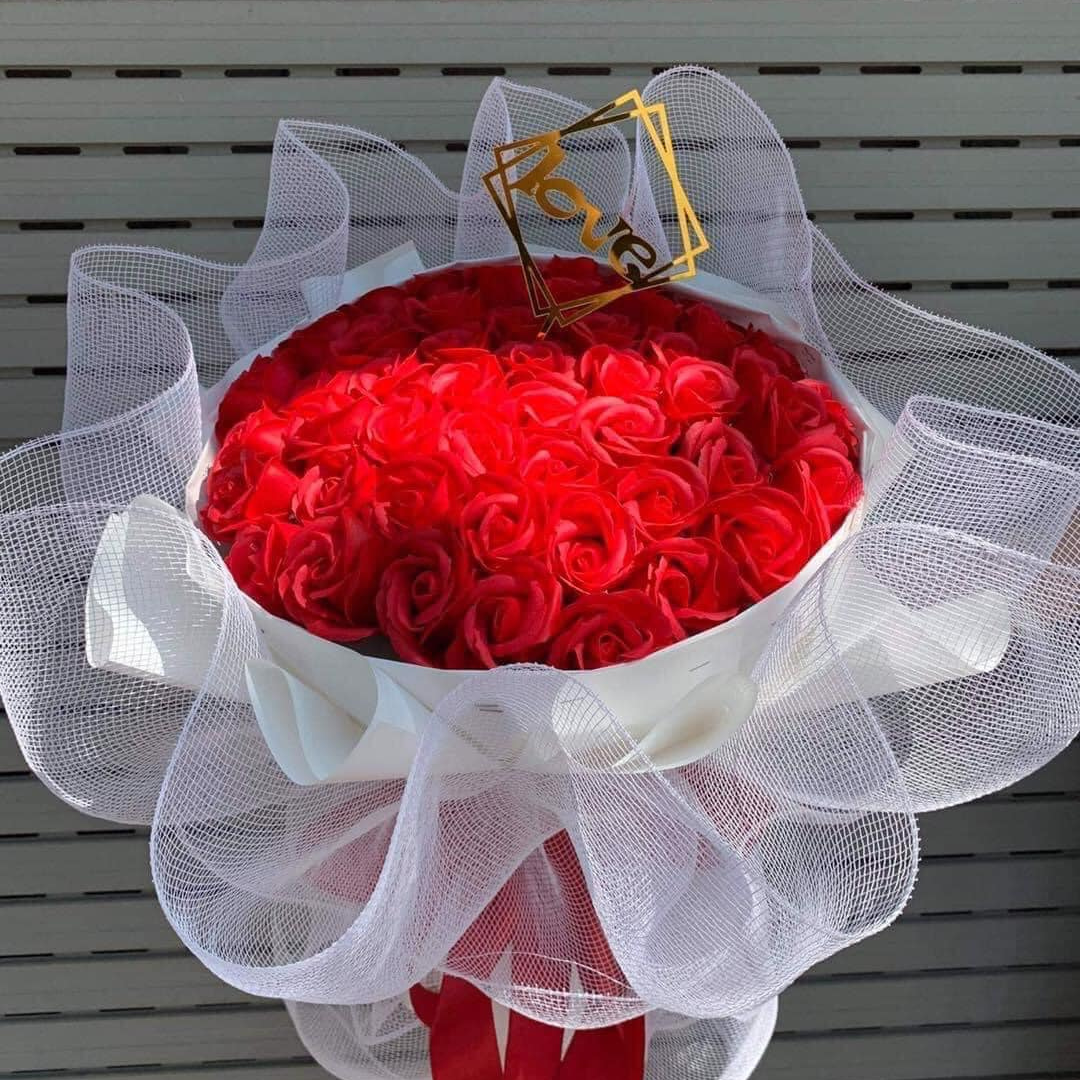 (Hỏa tốc HCM) Hoa Sáp Thơm, Bó 99 Bông, bó tròn/trái tim - Quà tặng ngày lễ & kỷ niệm, Quà tặng 20/10, 20/11 cho mẹ, vợ, người yêu, crush