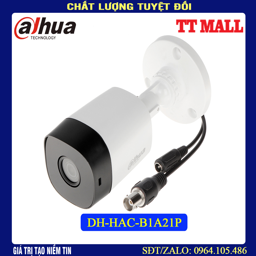 Camera dahua dh-hac-b1a21p hồng ngoại 2.0 megapixel