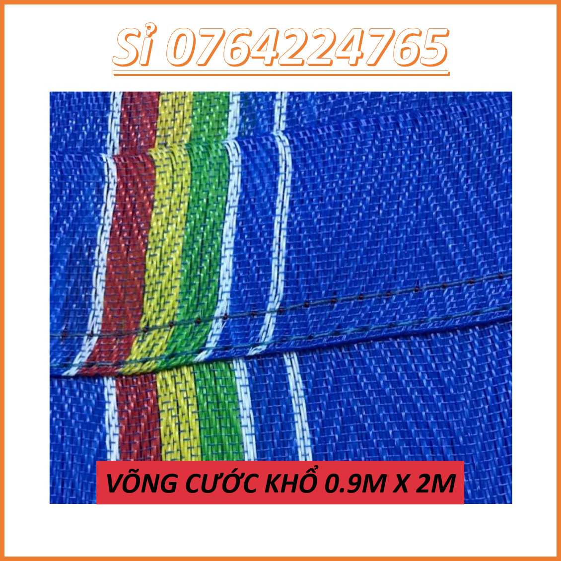 Võng lưới cà phê, võng cước dày loại tốt may chắc chắn khổ 0.9m x 2m