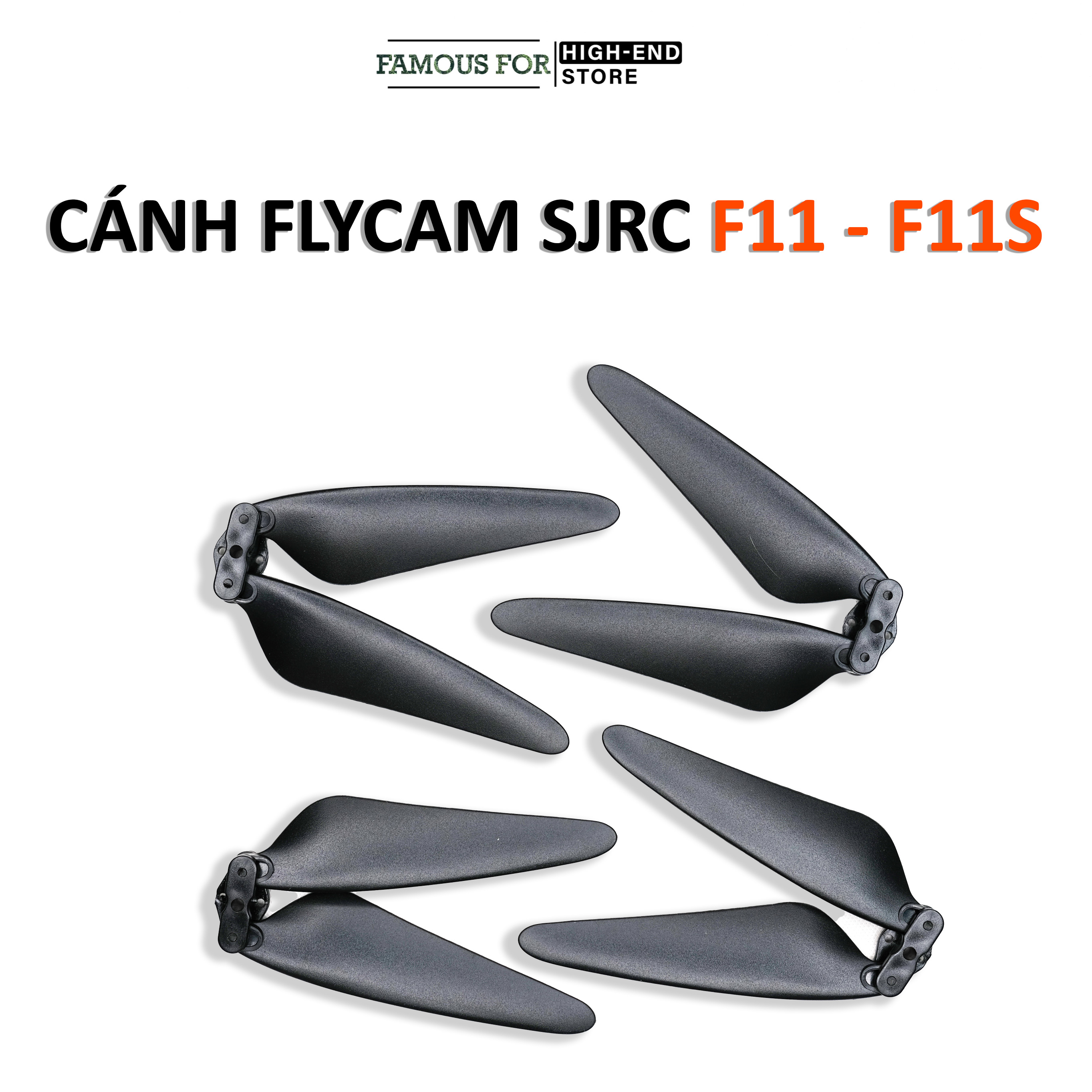 Bộ 4 Cặp ( 8 Lá) Cánh SJRC F11- F11S Dành Cho Flycam SJRC F11- F11S 4K PRO