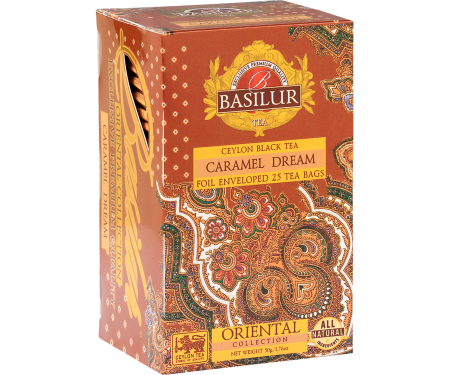 Trà túi lọc Basilur_Hương caramel _Nhập khẩu Sri Lanka
