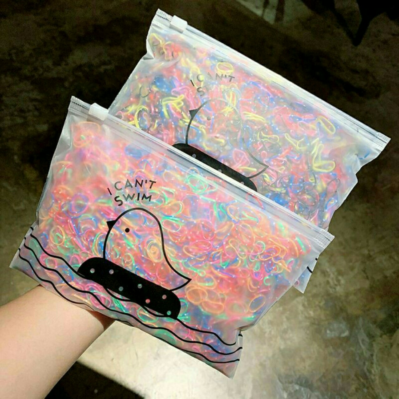 FREESHIP- HOT | SET 1000 CÁI CHUN BUỘC TÓC MIX MÀU | VIDEO THẬT | KISS PLAZA