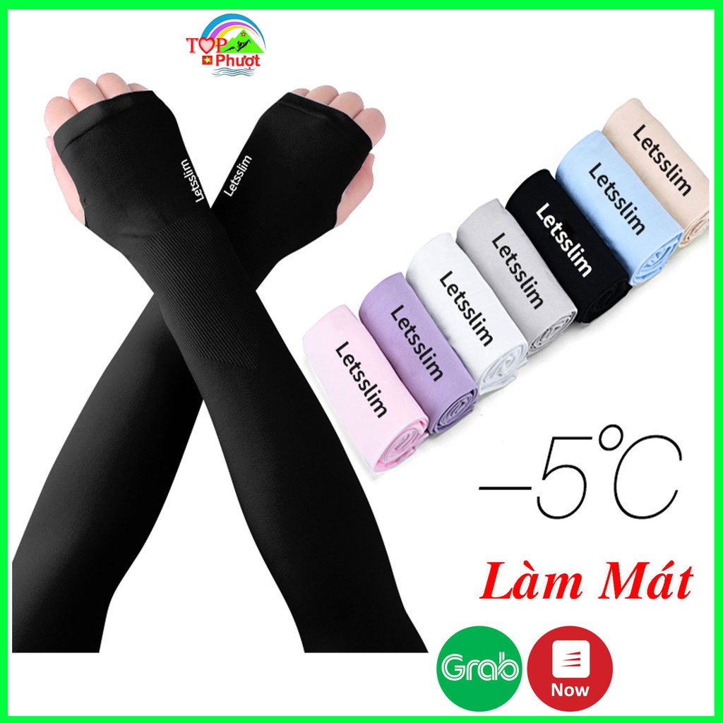 Găng tay chống nắng dài nam nữ xỏ ngón les't slim