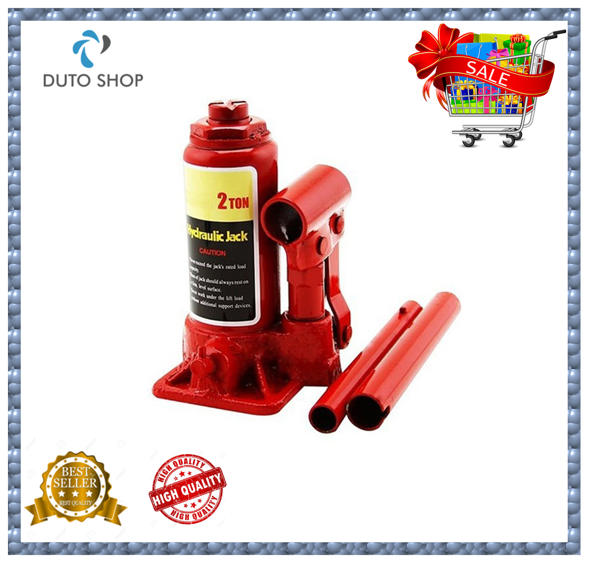 Kích nâng thủy lực 2 tấn - Con đội 2 tấn