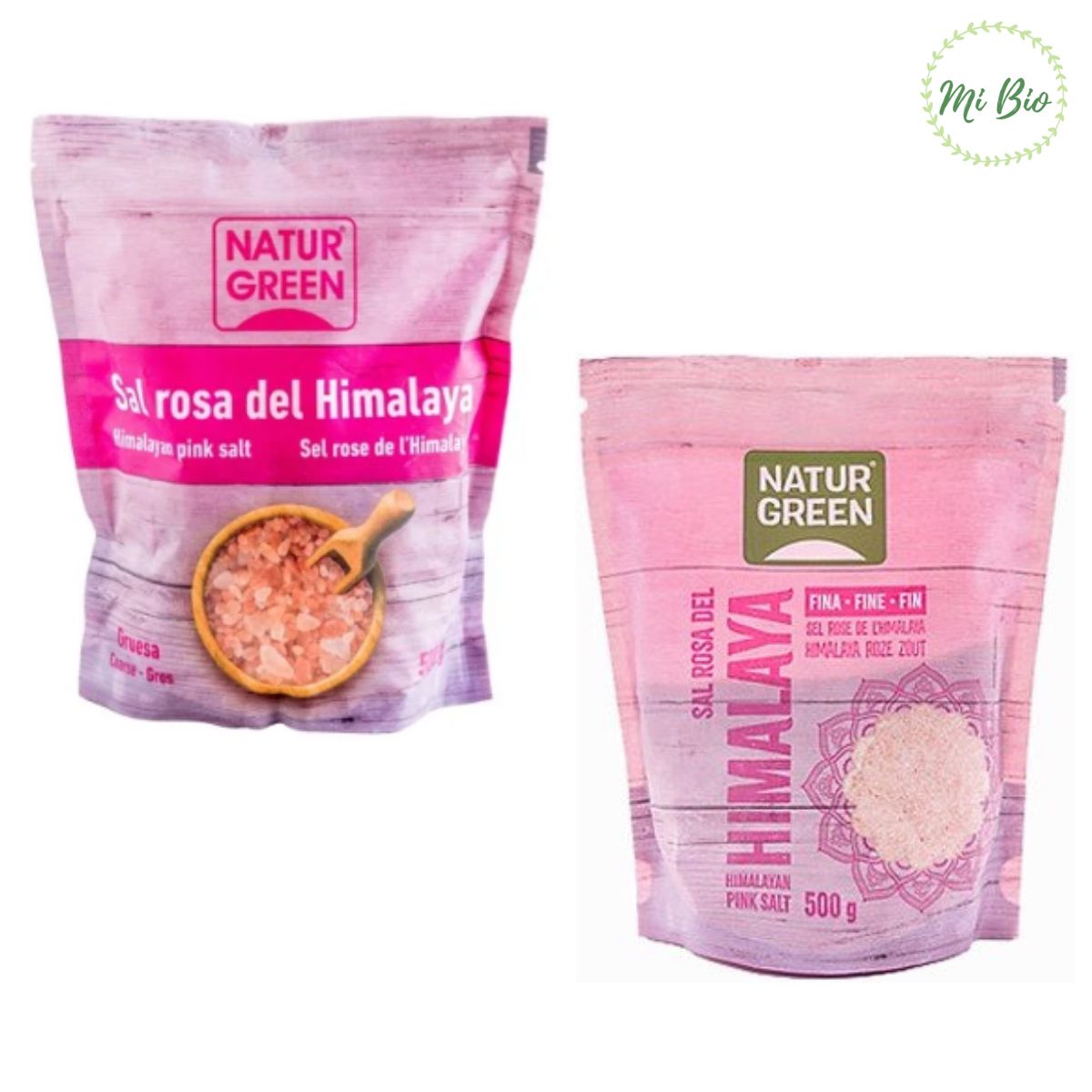 Himalayan Pink Salt Granules 500g - NaturGreen