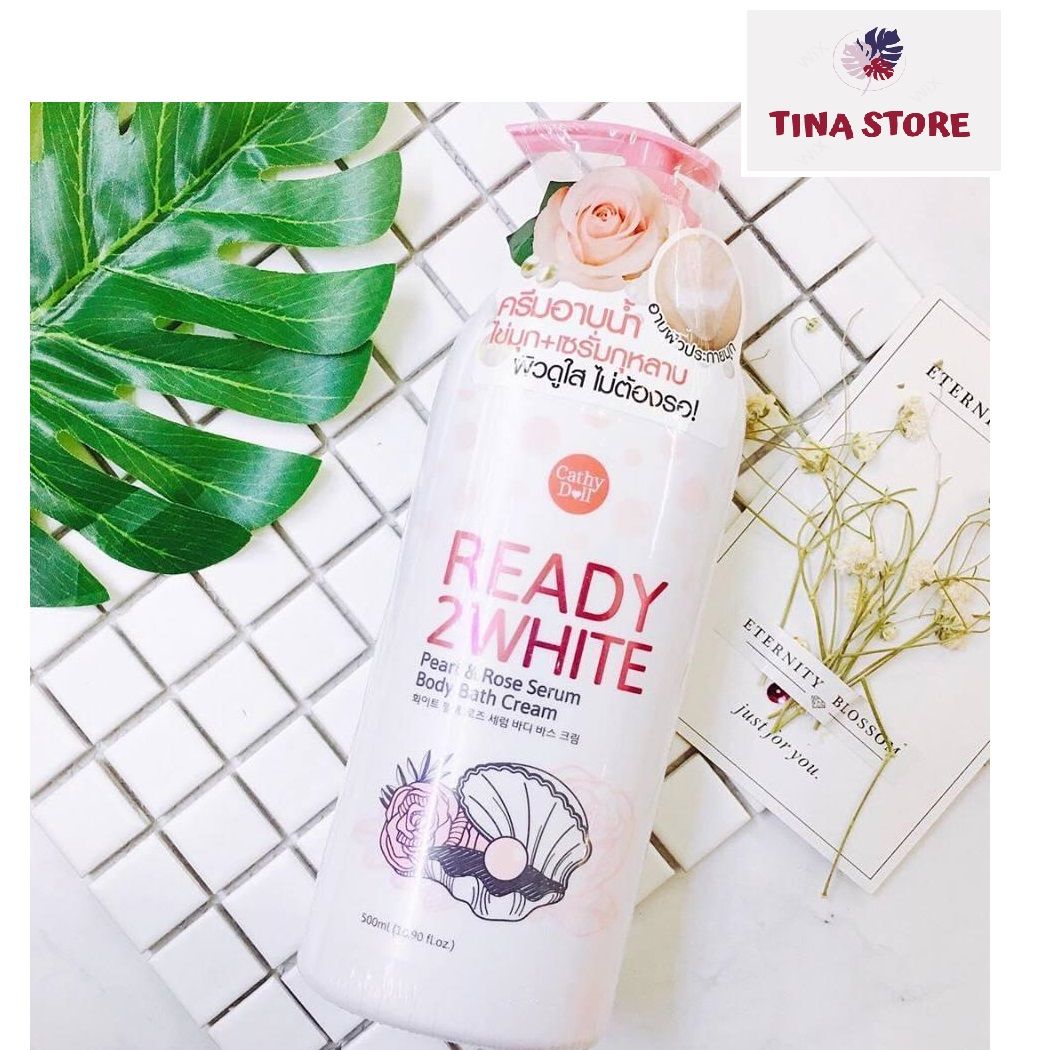 Sữa tắm dưỡng trắng cathy doll ready 2 white thái lan 450ml - mẫu mới