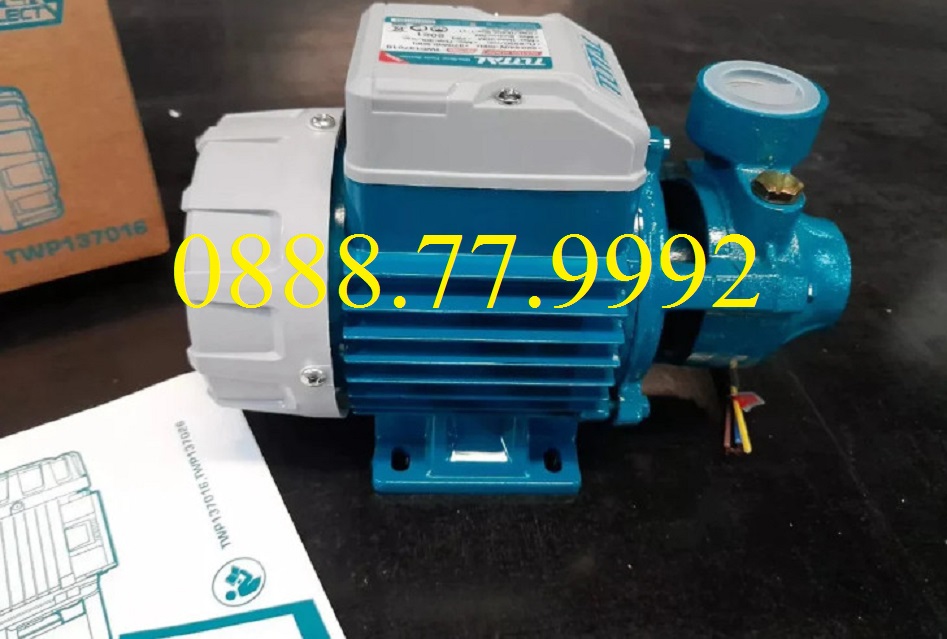Máy bơm nước 370w total twp137026 công suất định mức 370w, đầu bơm tối đa 30m