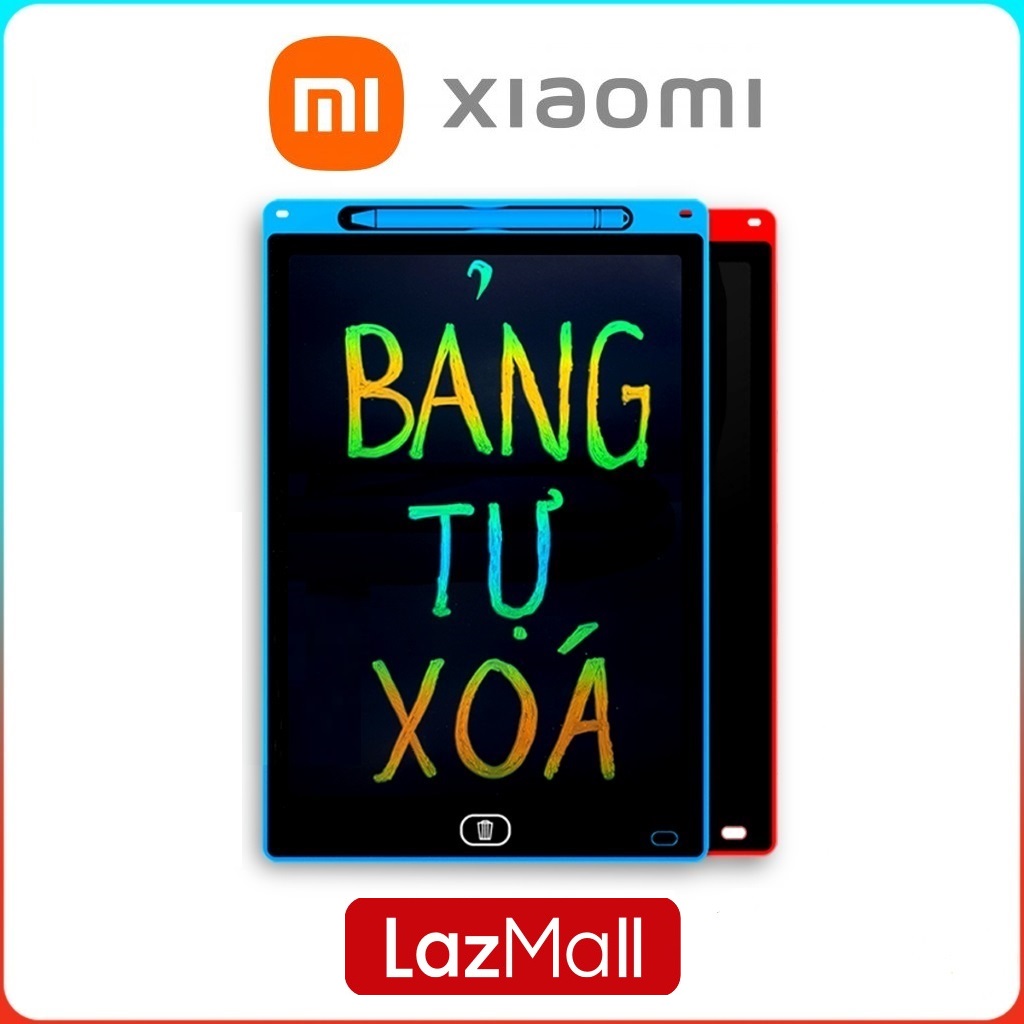 LazMall Sốc Sale ! Dùng Xu Săn Hàng Xiaomi Chính Hãng Bảng Vẽ Điện Tử Thông Minh Xiaomi Tự Xoá 10inch Màu 3D Bảng Vẽ Điện Tử 3d Đa Sắc Màu Bảng Viết Vẽ 10 Inch Dành Cho Bé Tự Xóa Được Thông Minh Màn Hình Lcd Đồ Họa Bút Dạy Học