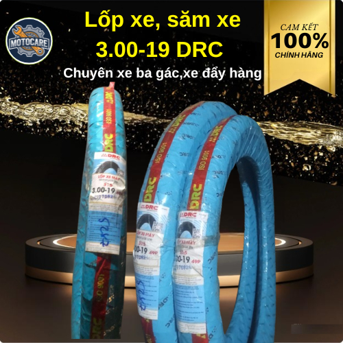 Lốp xe, săm xe 3.00-19 DRC - Chuyên xe ba gác,xe đẩy hàng
