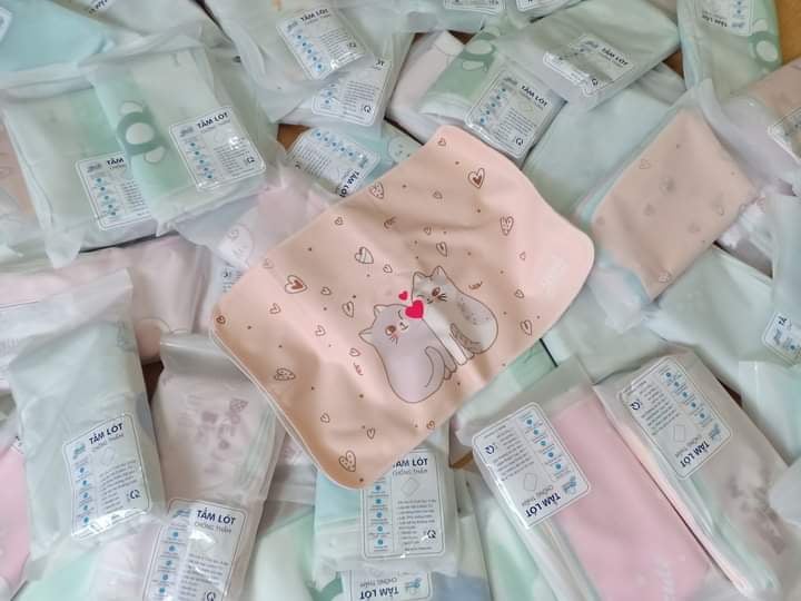 Miếng lót mông chống thấm cho bé GOODMAMA (1 sét 5 miếng lót)