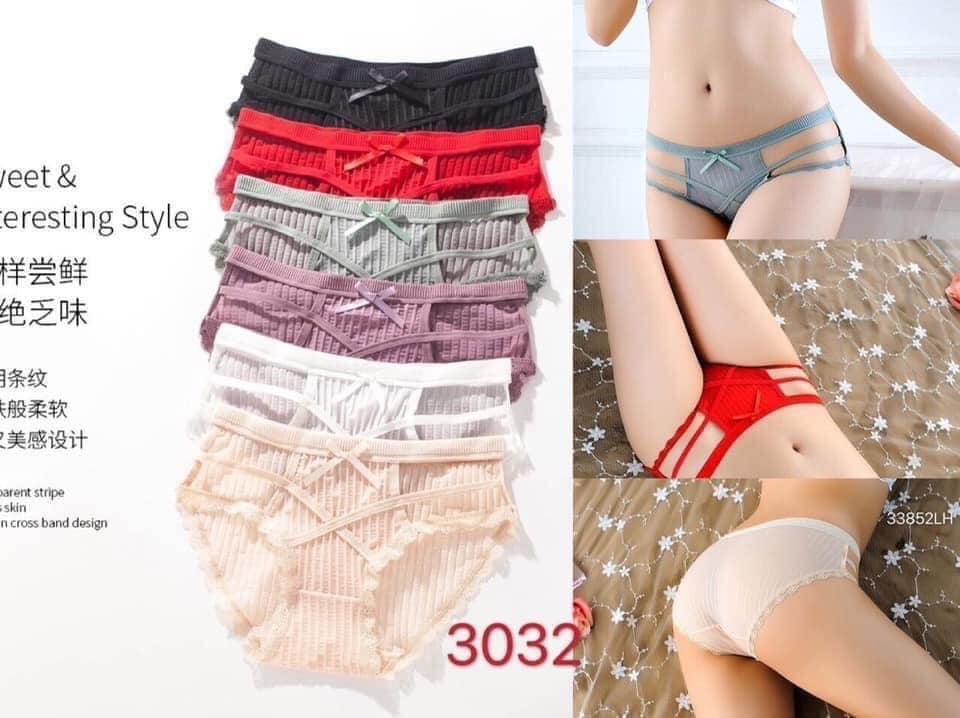 (MỚI) Sét 5 quần lót nữ đan dây hở trước hàng cao cấp, minhquang2017
