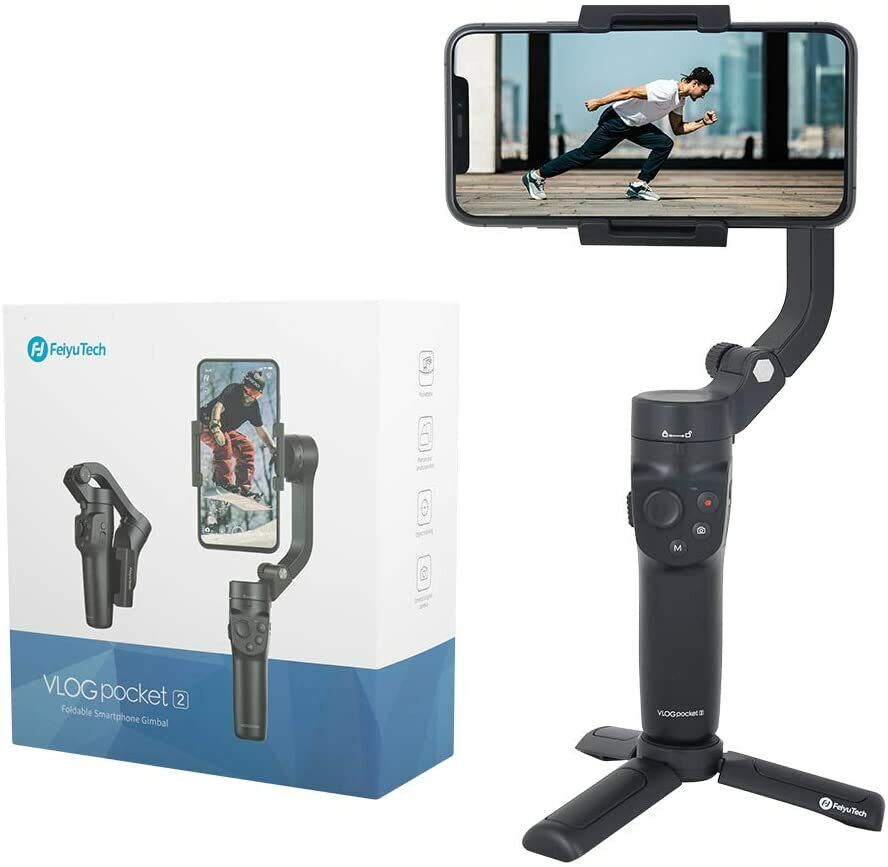 Gimbal cầm tay chống rung 3 trục 3-Axis Tripod cho điện thoại Feiyu Vlog Pocket 1 / Pocket 2 / Vimble 3SE