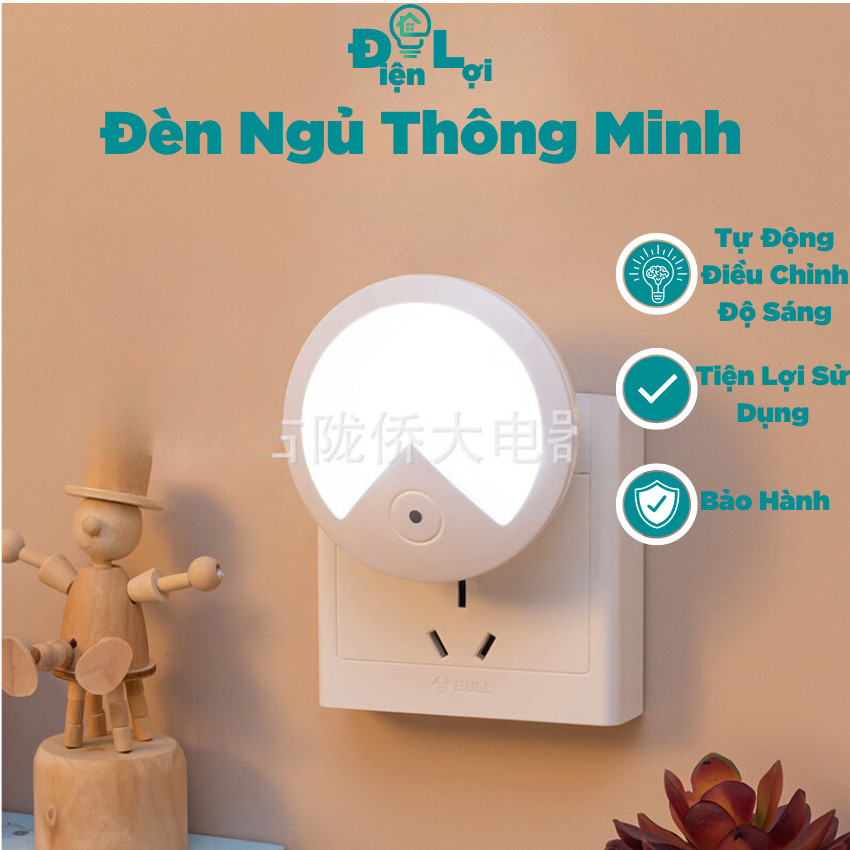 Đèn ngủ thông minh tự động điều chỉnh độ sáng ban đêm