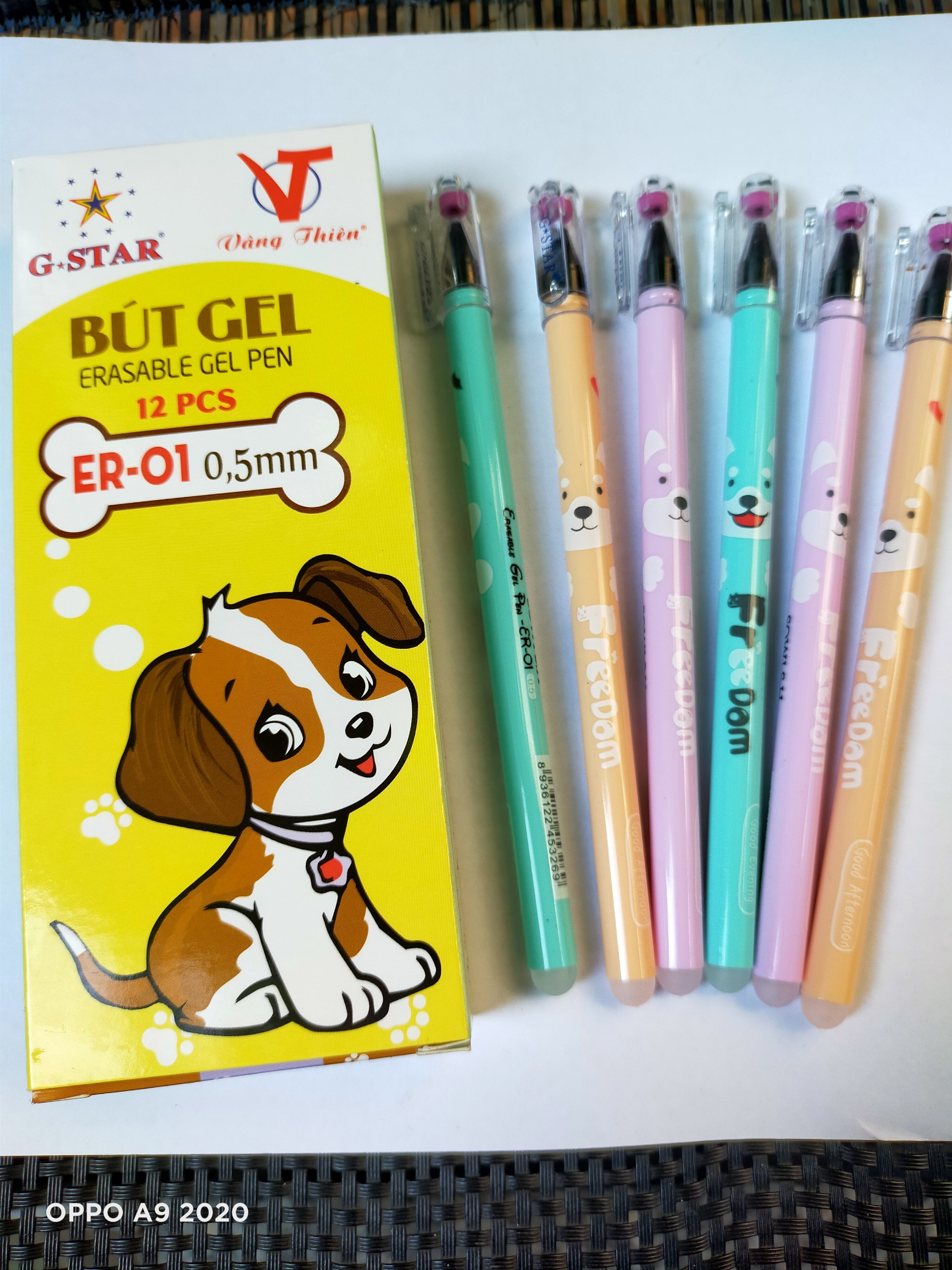 [HCM](12 CÂY) BÚT GEL TÍM XOÁ ĐƯỢC DÀNH CHO HỌC SINH CẤP 1.