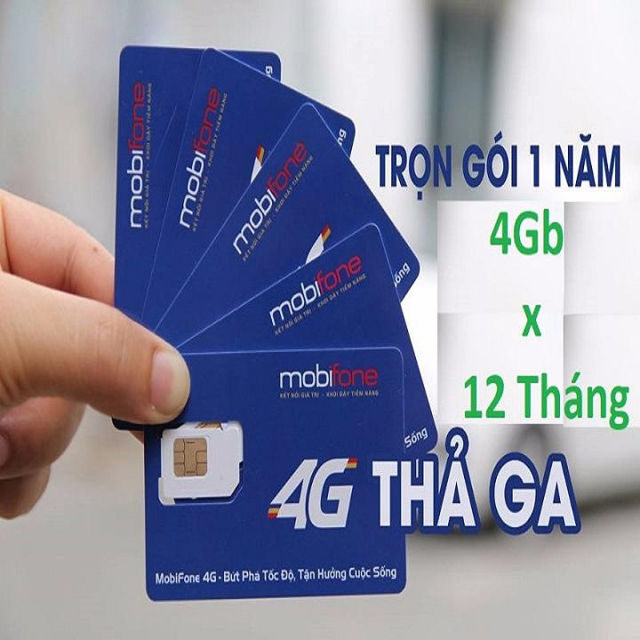 FREESHIP - CHƯA KÍCH HOẠT. SIM 4G Mobifone MDT250A Trọn Gói 1 Năm (4GB/Tháng)  - BAO ĐỦ 365 NGÀY MIỄN PHÍ từ MƯỜNG THANH ROYAL