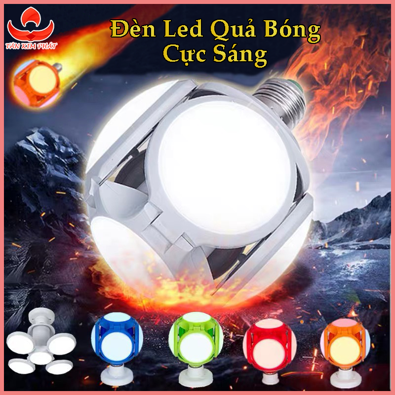 Bóng Đèn LED Trần UFO Đèn Bóng Đá Gấp LED Folding Football UFO Lamps Bulb-Đuôi E27