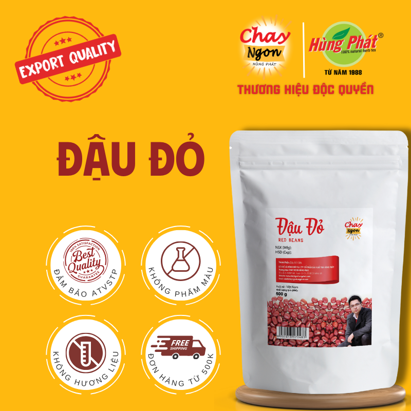 Đậu đỏ 500g - thương hiệu hùng phát