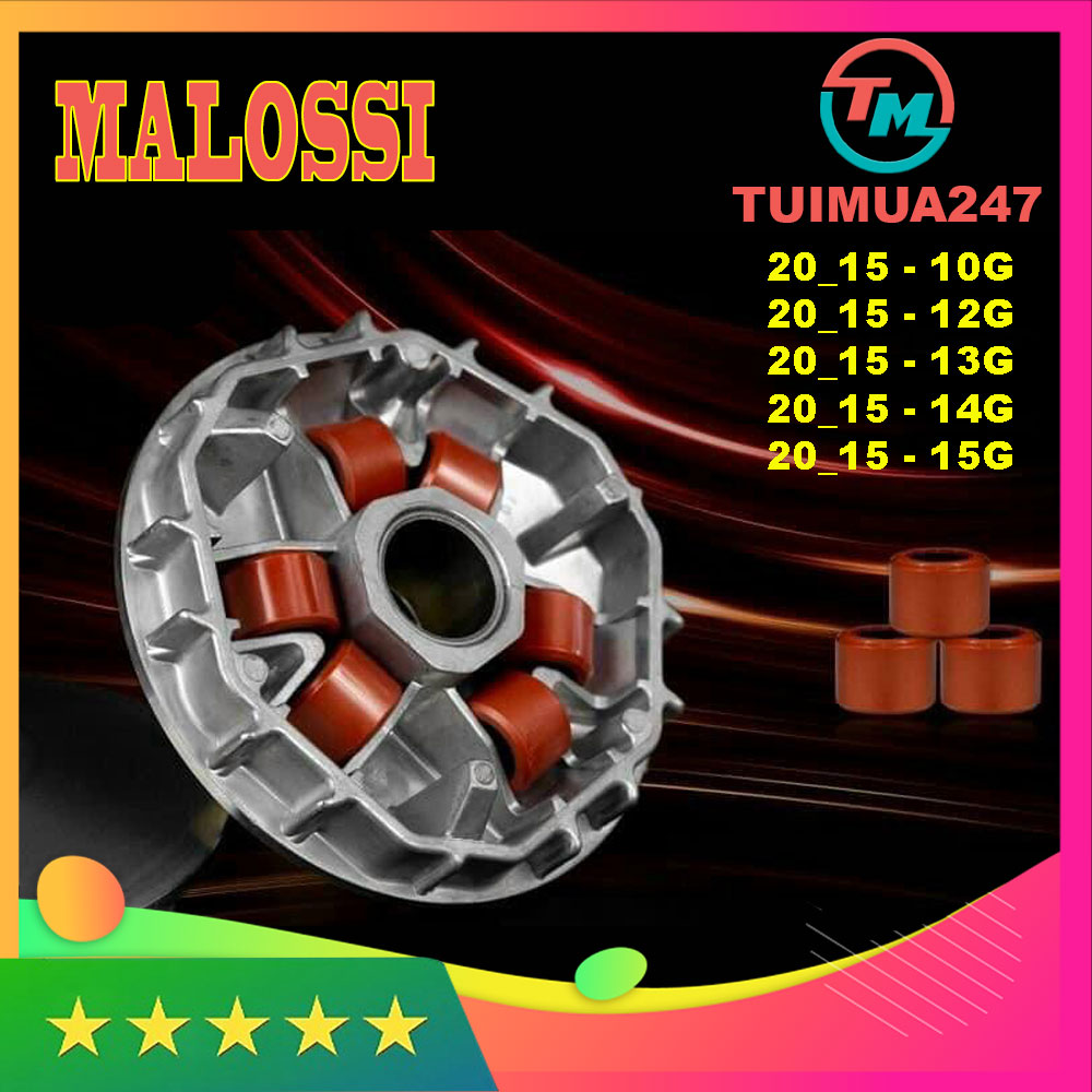 Bi nồi malossi độ honda vario, ab125/150, pcx, shvn, sh ý, click 125, sh mode