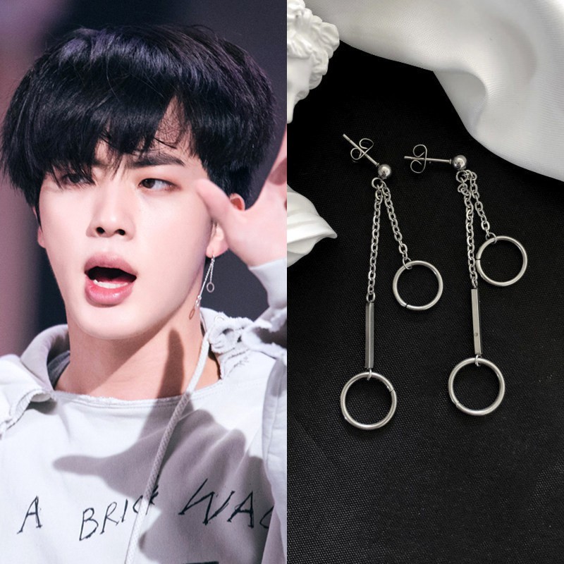 Khuyên tai bts jin handsome, cam kết sản phẩm đúng mô tả, chất lượng đảm bảo an toàn đến sức khỏe người sử dụng