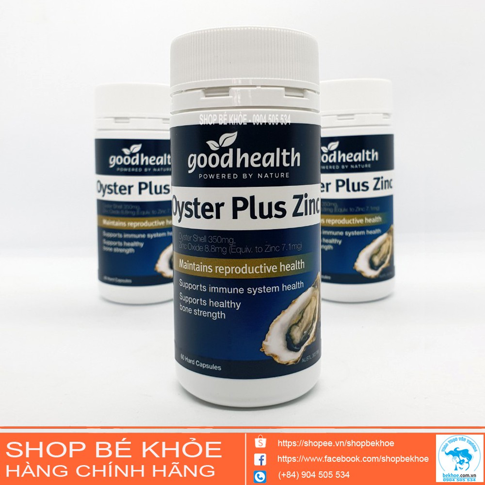 Tinh chất hàu oyster plus zinc goodhealth hỗ trợ sinh lý nam