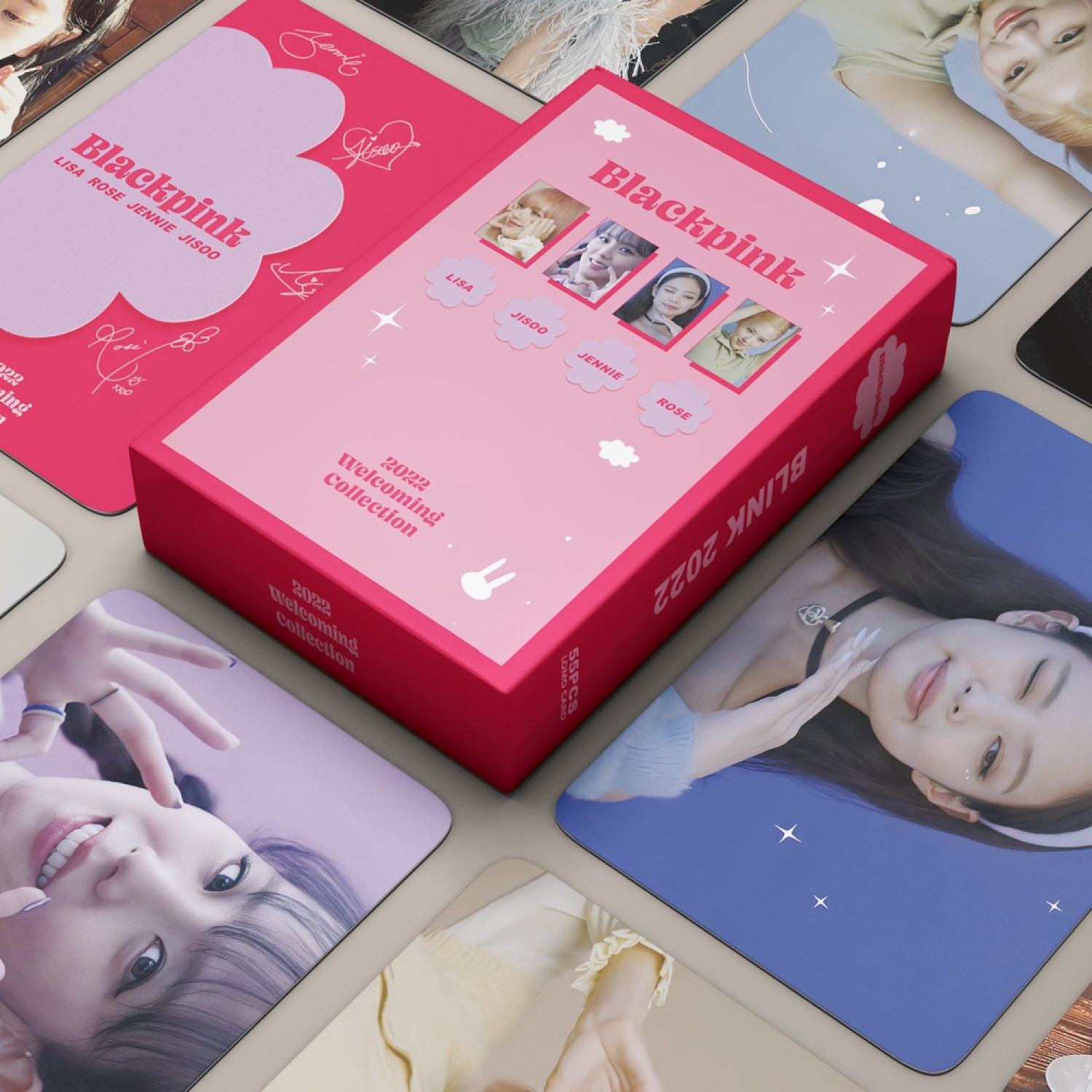 Bộ sưu tập Lomo Card Blackpink Care Rosé Lisa Jennie Jisoo album 2022