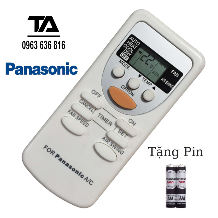 [ FREESHIP ] REMOTE MÁY LẠNH PANASONIC ✔ ĐIỀU KHIỂN ĐIỀU HÒA PANASONIC - HÀNG TỐT