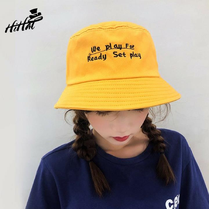 Nón bucket,nón vành 2 mặt họa tiết trái cây - con vịt - buket trái cây - con vịt chất kaki