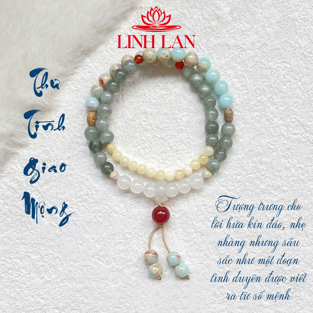 Chuỗi Hạt Đeo Tay Hoa Sen, Vòng Tay Chuỗi HẠT NHỎ Phật Giáo, Chuỗi Hạt Bình An Tiệm Pháp Phục Linh Lan