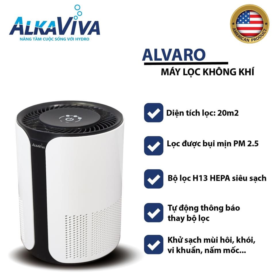 HCMMáy lọc không khí Alkaviva ALVARO - Thương hiệu Mỹ