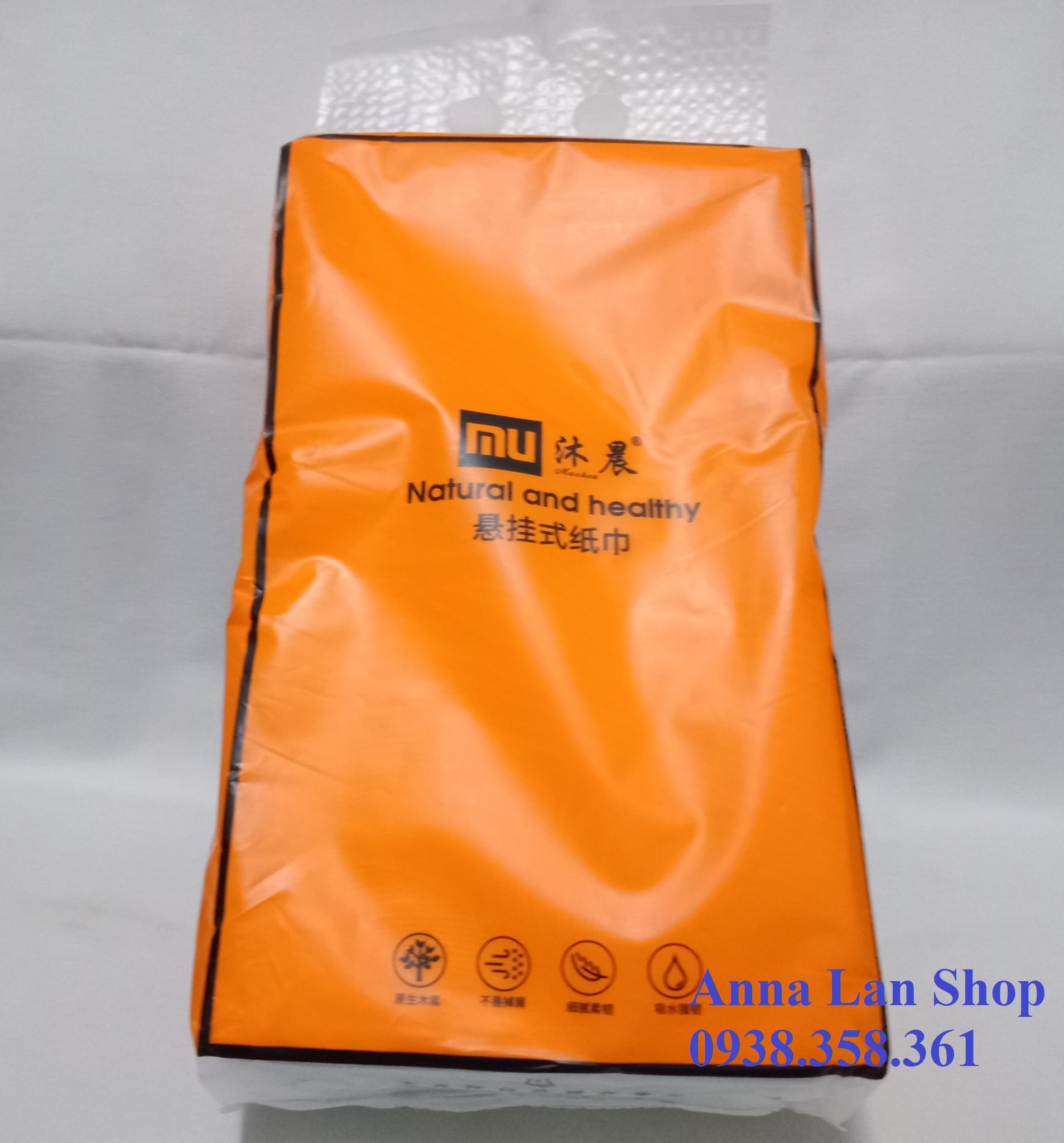 Khăn Giấy ăn Rút Treo Tường (1280 Tờ , 157 x 175mm)