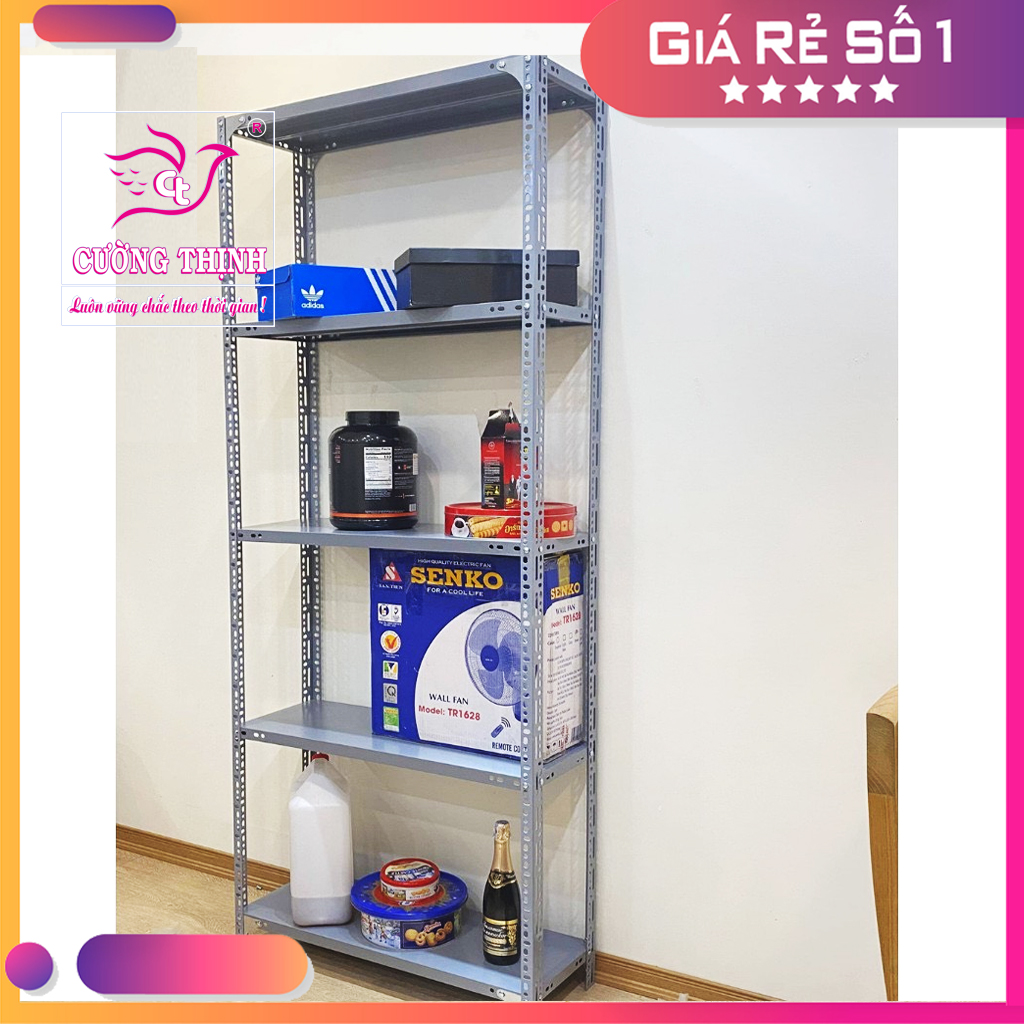 Kệ sắt đa năng | 5 tầng, cao180cm x dài 80cm x rộng 30cm, kệ sắt chứa đựng đồ đạc
