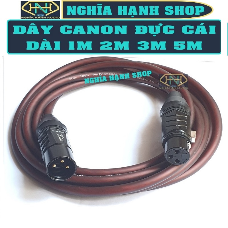 Dây canon đực cái dài 1m 2m 3m 5m 10m