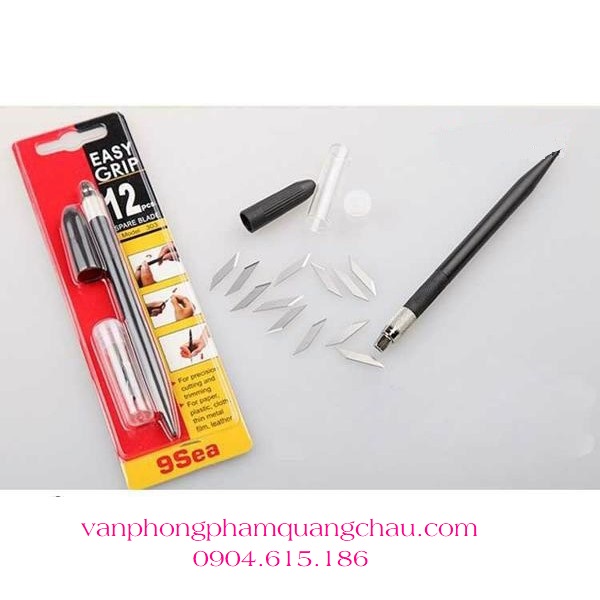 Bộ dụng cụ cắt, tỉa mô hình giấy - Kirigami - Hãng 9sea (Loại 06 lưỡi/ 12 lưỡi)