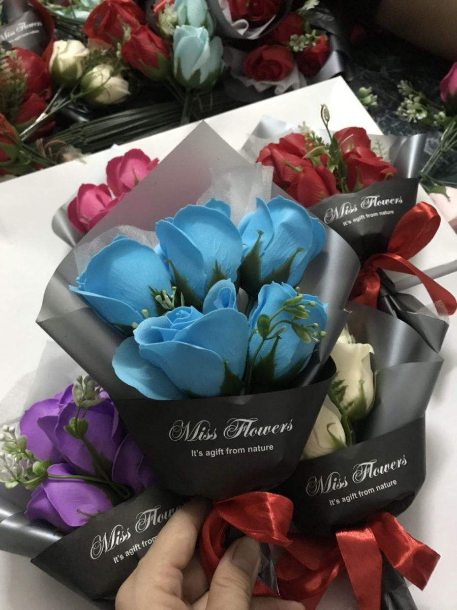 [HCM]Bó hoa hồng sáp Miss 5 bông Qùa tặng ý nghĩa trong dịp sinh nhật những ngày lễ đặc biệt như 14/2 8/3 20/10 Hoa hồng