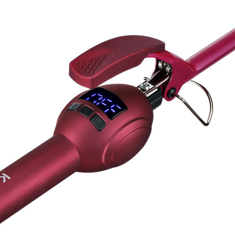 Máy uốn tóc nam nữ lọn 9mm có chỉnh nhiệt kemei km-1023.máy uốn tóc km 1023 phi 9mm chỉ gồm có 1 trục , cùng với thanh kẹp giữ tóc.