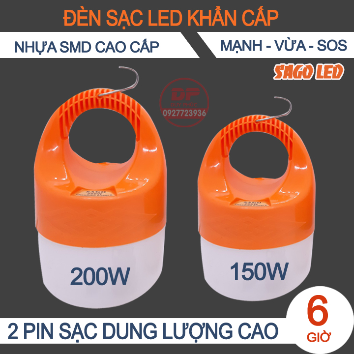 Đèn led sạc tich điện 50w - 80w -150w - 200w – 300W  pin sạc dung lượng cao - loại tốt