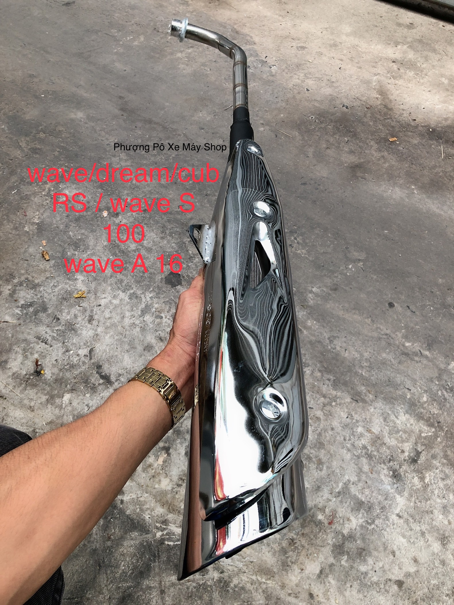 [HCM]Pô fu neo móc ấm ù dành cho wave nhỏ/ dream /cup/ wave RS/ wave A/ wave S/ RS TQ/ wave 50 ( 100cc )