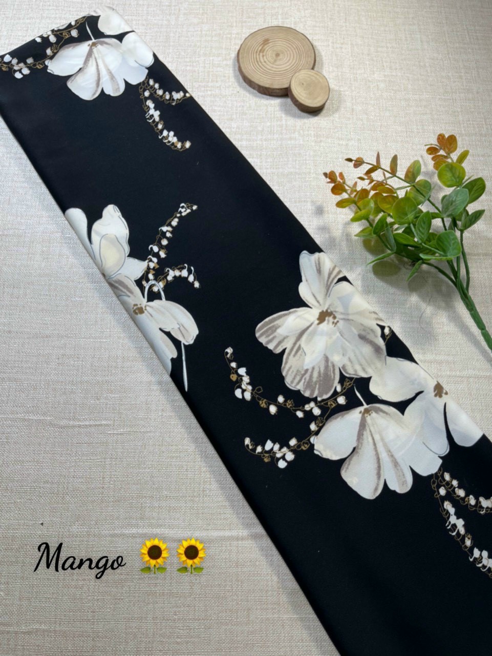 Vải lụa mango hoa nhiều mẫu