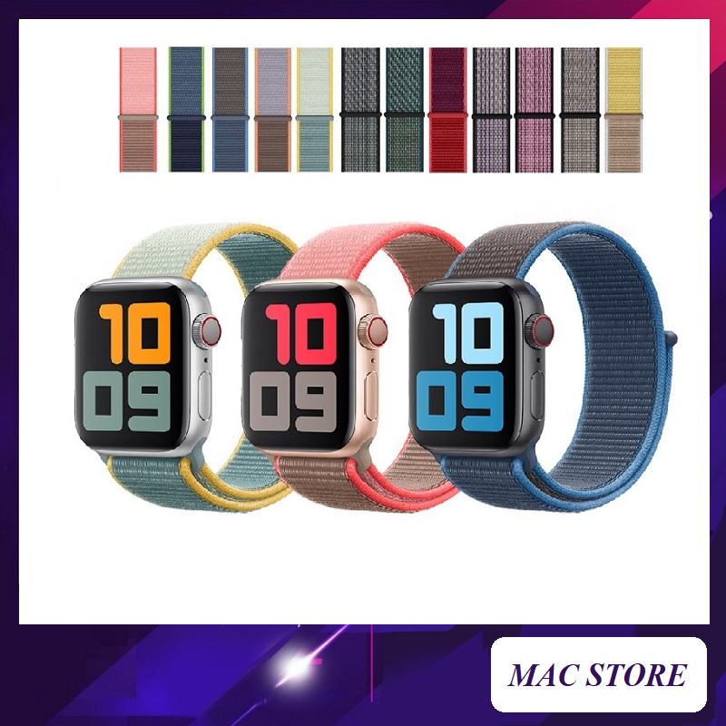Dây đeo đồng hồ Apple Watch Sport Loop Nylon cho Series 6/5/4/3/2/1 Part 2- Mac Shock