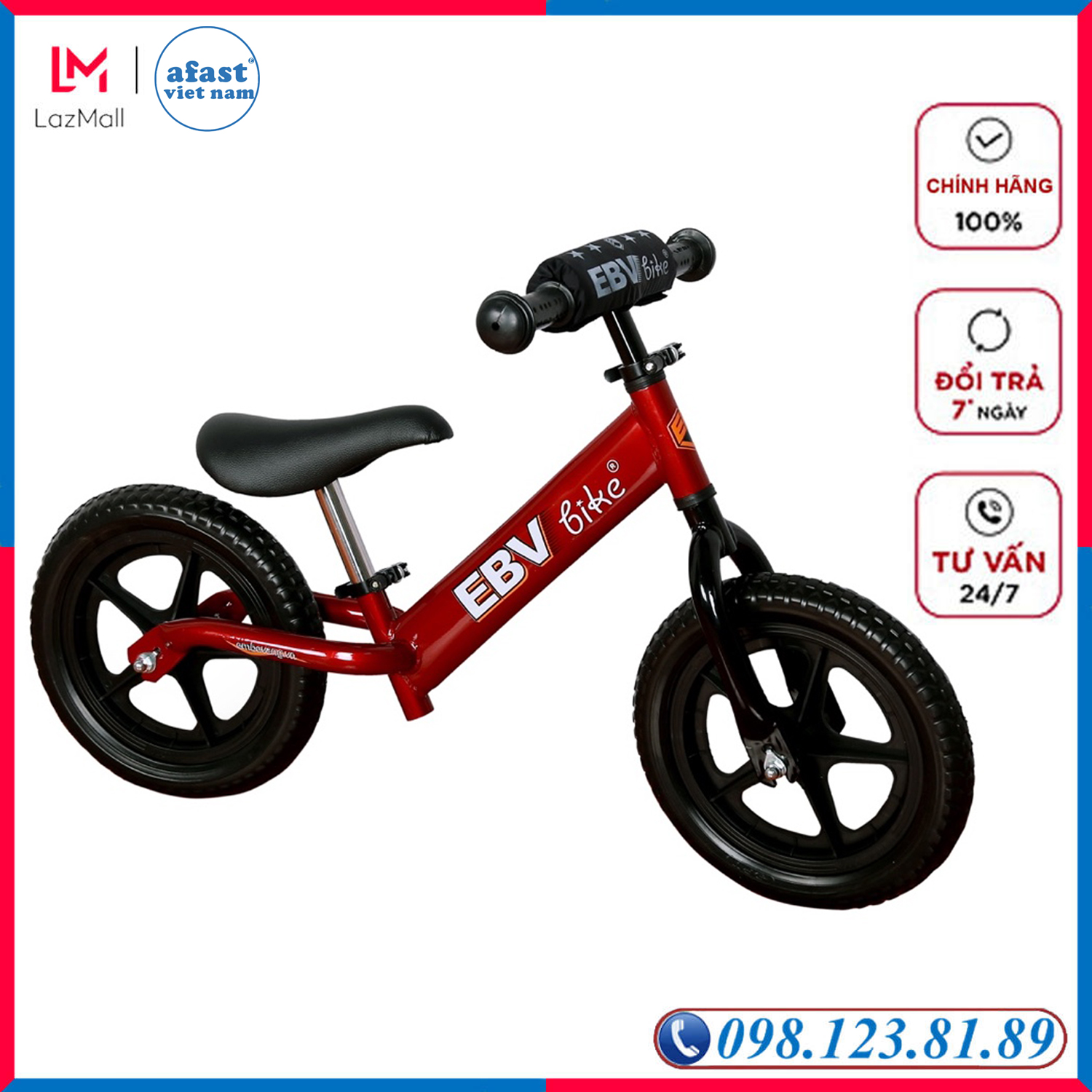 Xe thăng bằng tập đi cho bé, xe chòi chân cho bé từ 18 tháng đến 5 tuổi, giúp bé ham vận động, phát triển thể chất tối ưu EBV GROUP an toàn, bền đẹp - Hàng Chính Hãng