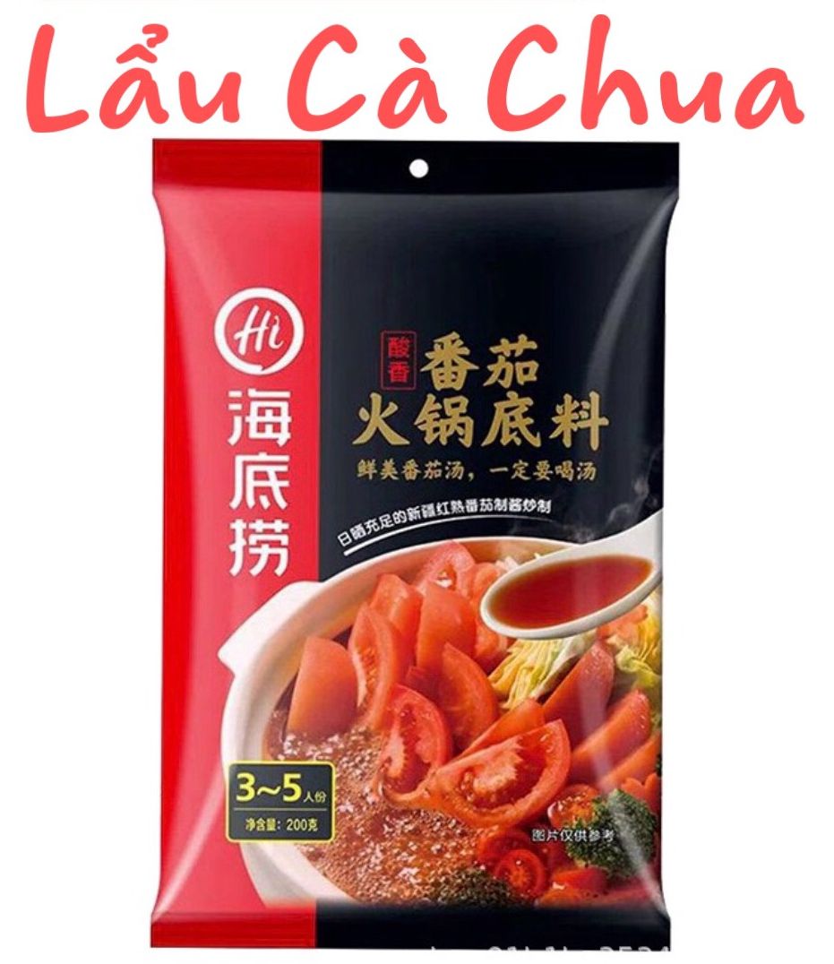 Lẩu ăn liền Haidilao vị Cà Chua, {date mới}