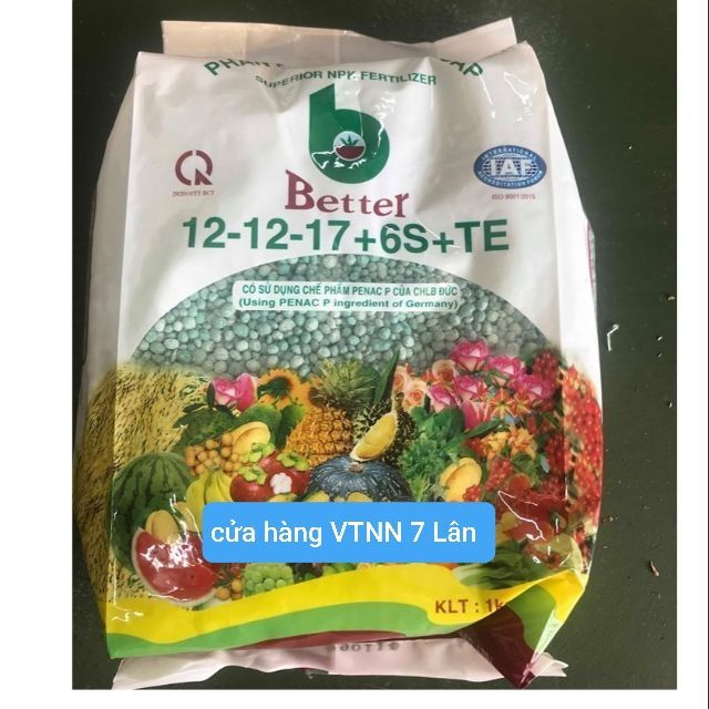 Phân bón npk xanh 1ký