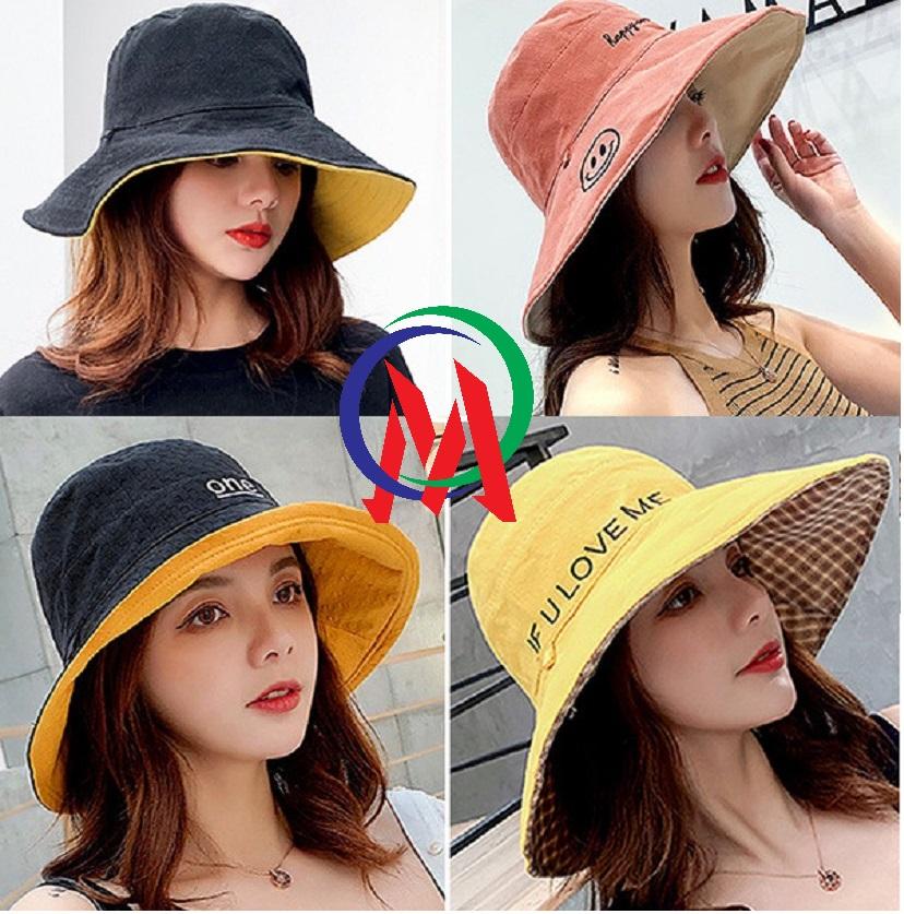 Nón vành rộng đội 2 mặt
