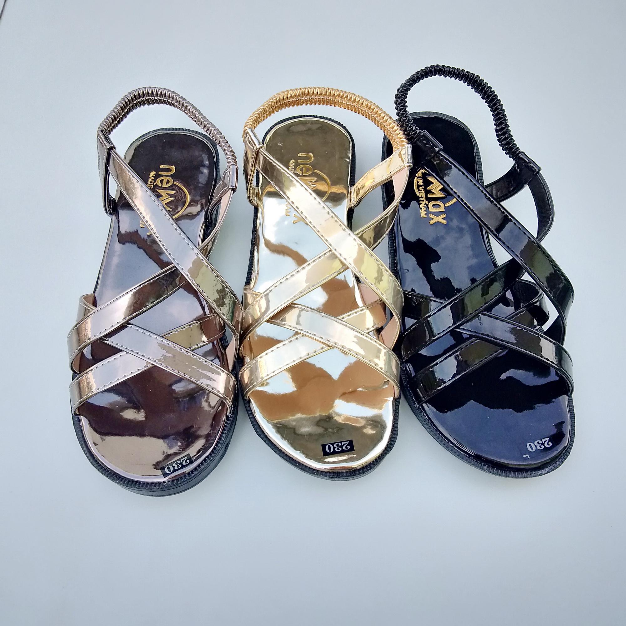 Sandal quai chéo da bóng