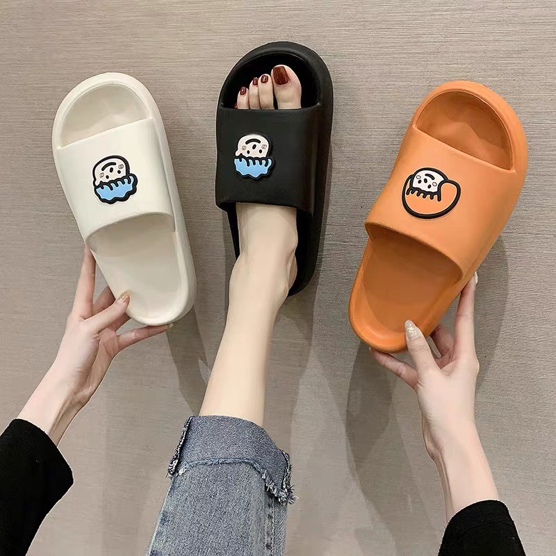 Dép bánh mỳ Hoạt Hình Chibi Dễ Thương | Dép Nữ thời trang độn đế siêu êm
