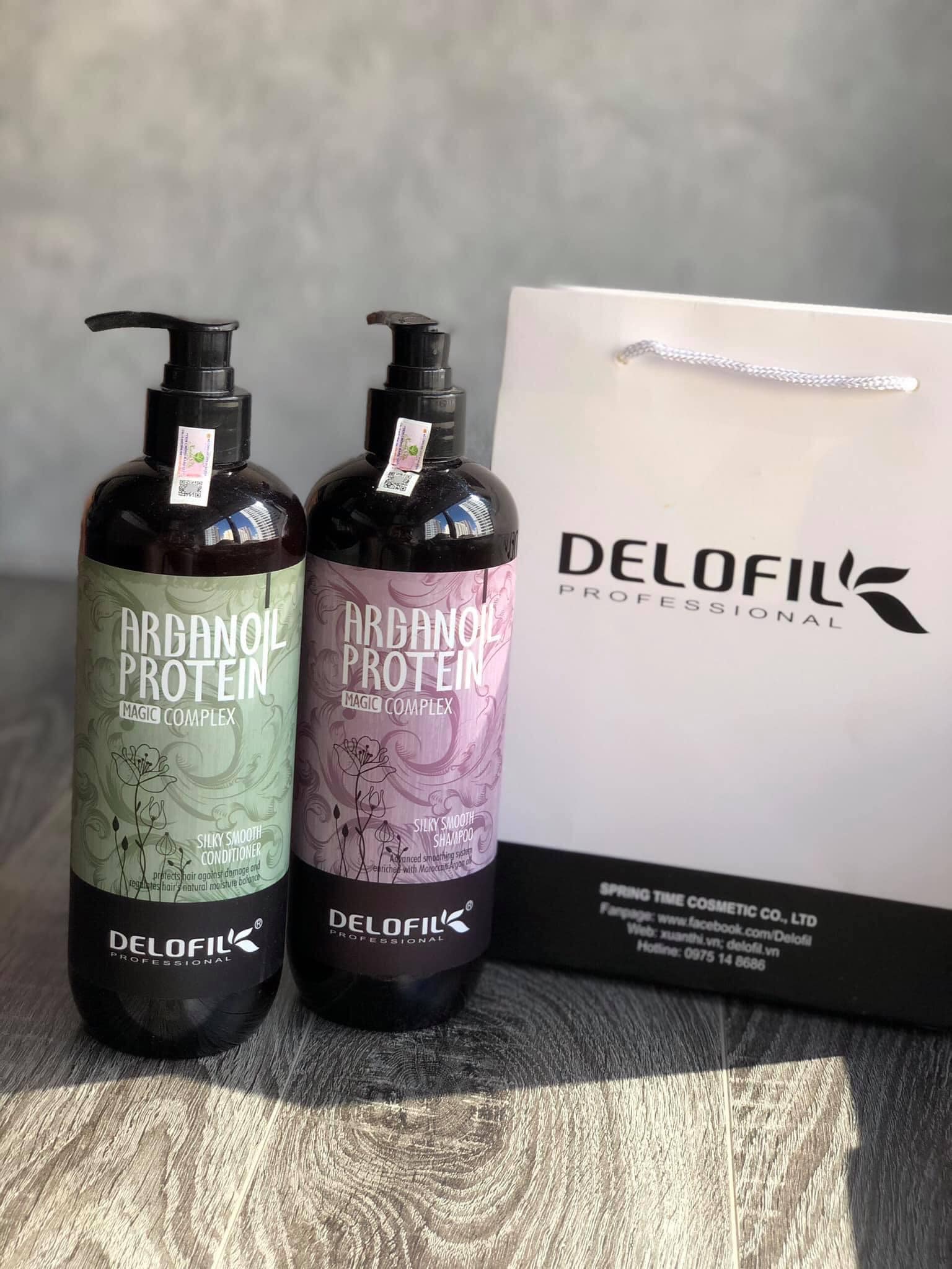 Gội xả cho tóc gàu siêu mượt delofil 500ml