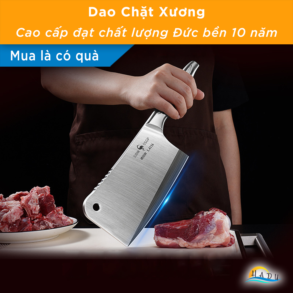 Dao chặt xương thịt gà kiểu nhật bản cao cấp đạt chất lượng đức ssgp