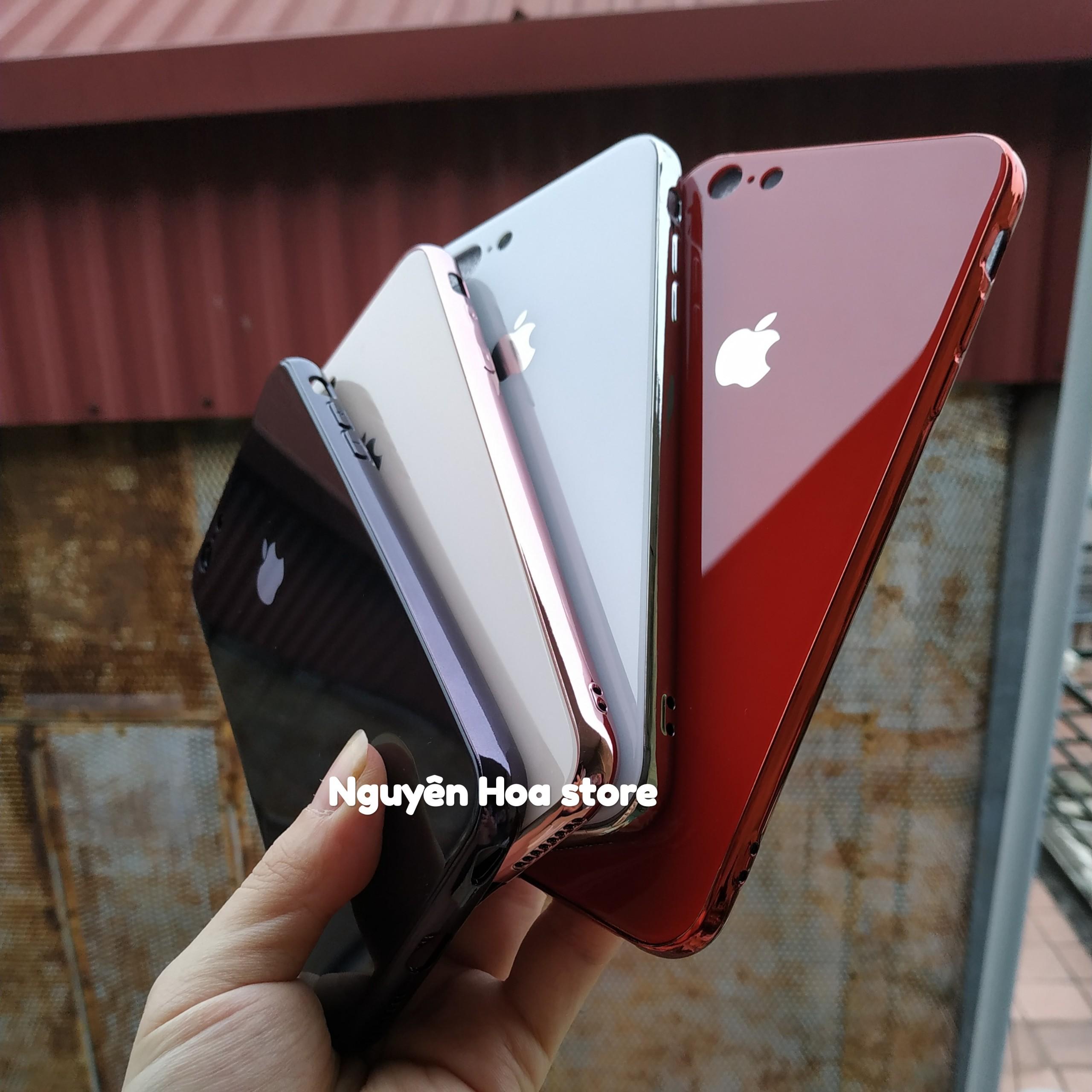 ỐP LƯNG KÍNH GIẢ IPHONE 8 DÁNH CHO IPHONE 6, 6 PLUS, 7, 7 PLUS ỐP LƯNG IPHONE SIÊU ĐẸP 2019
