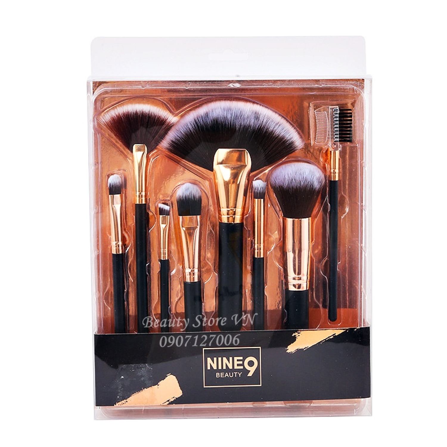 Set 8 cọ trang điểm đa năng full face studio pro makeup brush set