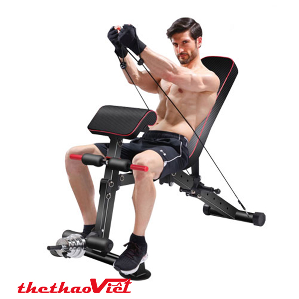 Ghế tập gym đa năng, ghế tập tạ đa năng KK- 022D, máy tập gym đa năng, dụng cụ tập gym tại nhà